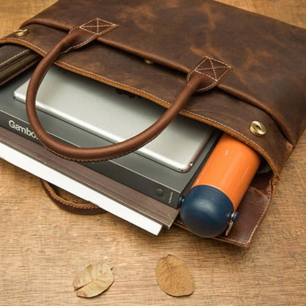 Andalusia Leather Soft Briefcase