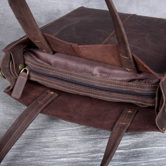 Frankie Leather Tote