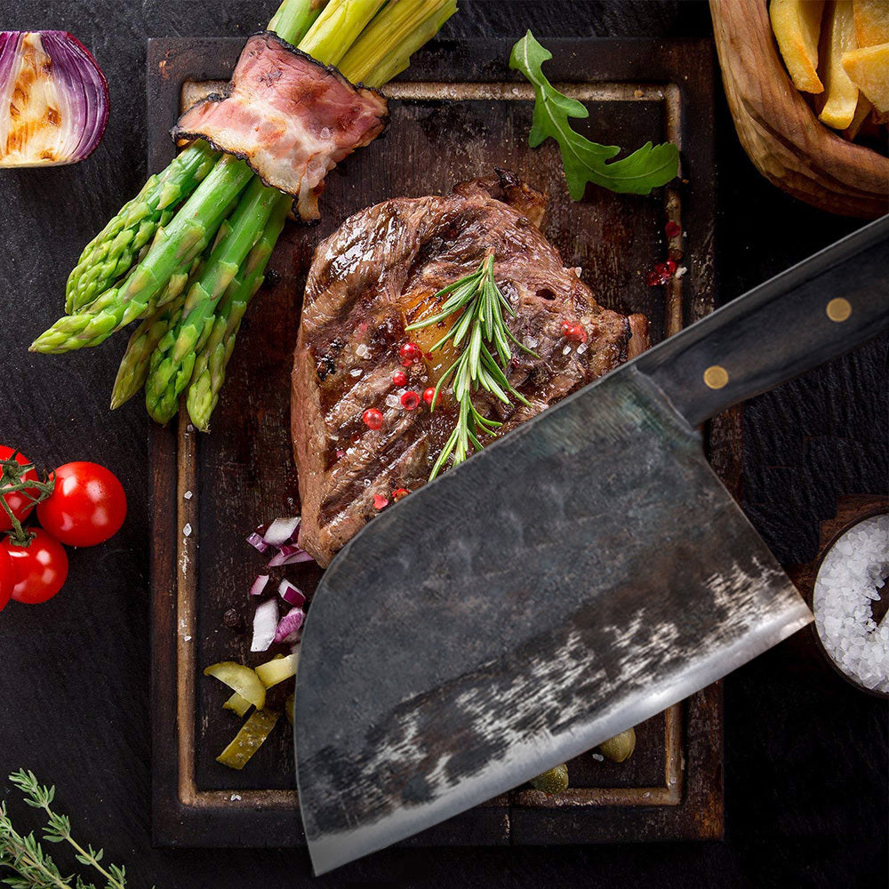 Full Tang Carbon Cleaver