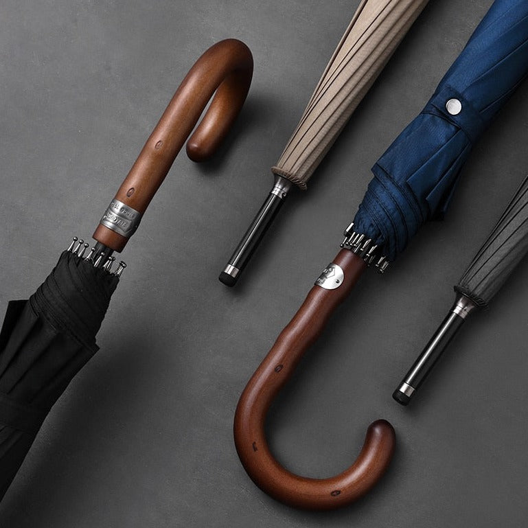 London Waking Umbrella - Contoured Crook