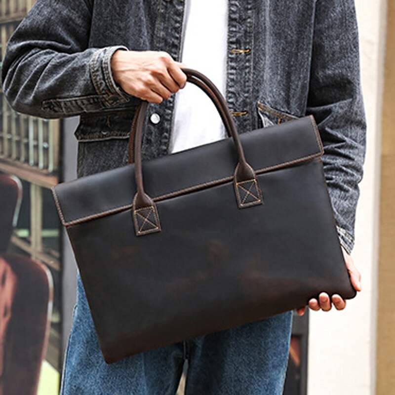 Andalusia Leather Soft Briefcase