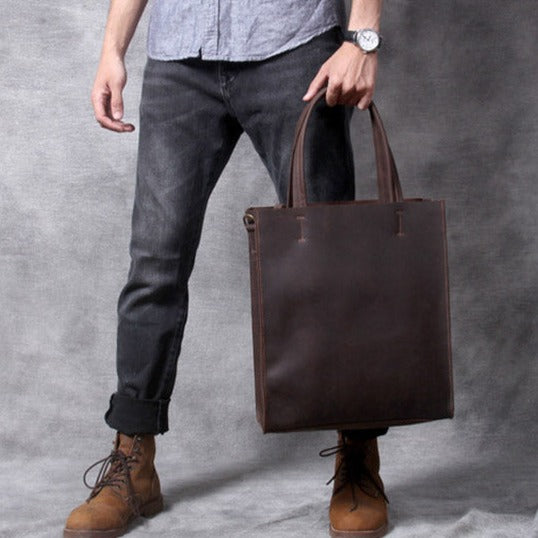 Frankie Leather Tote