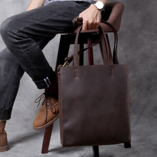 Frankie Leather Tote