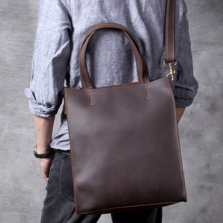 Frankie Leather Tote